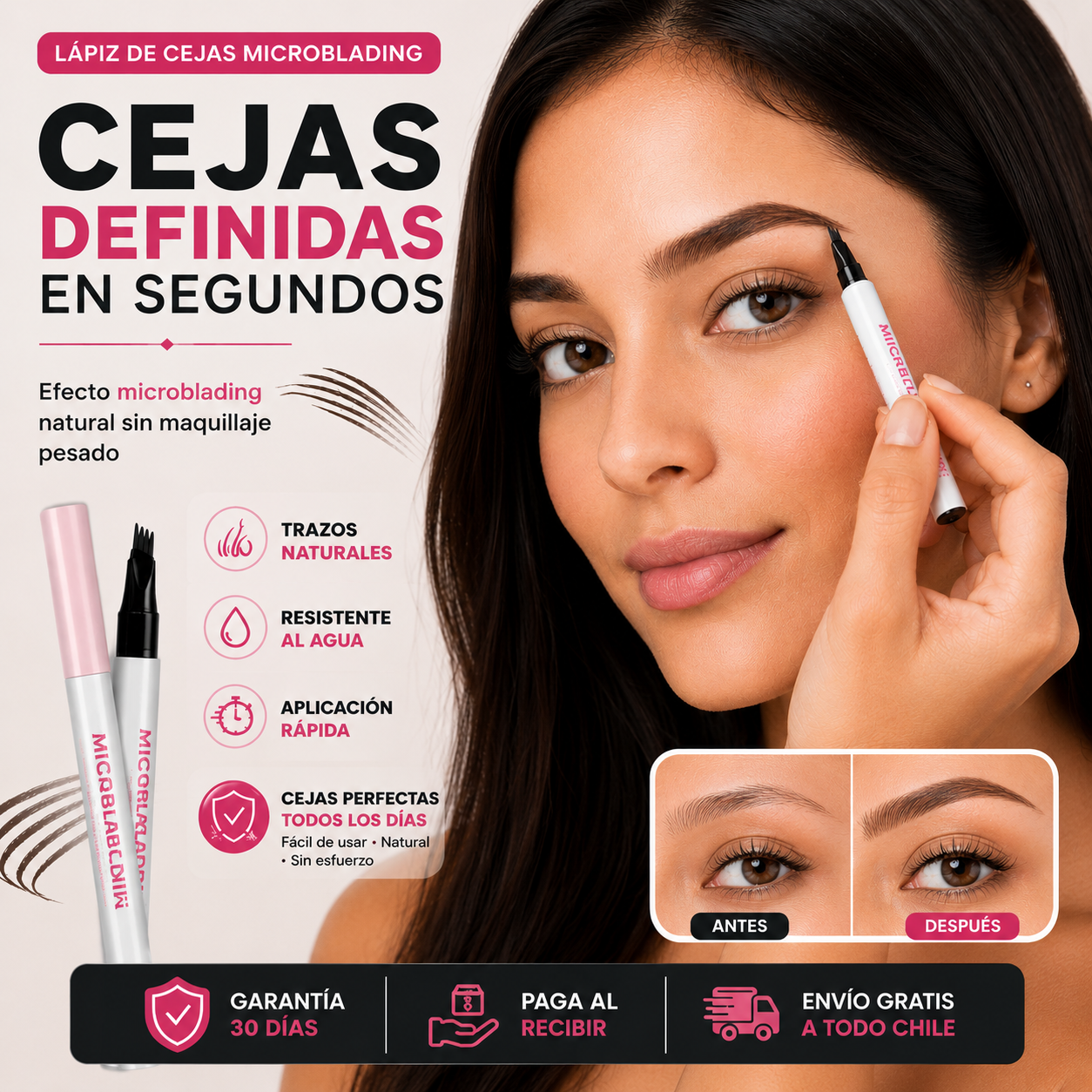 CEJAS DEFINIDAS EN SEGUNDOS: Efecto microblading sin ir al salón