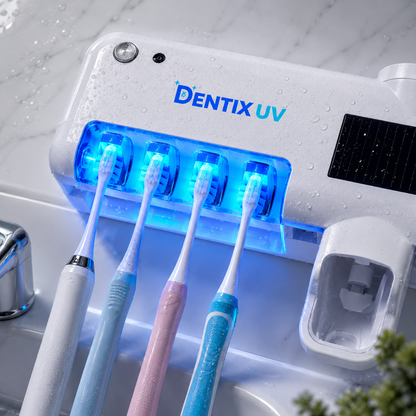 Dentix UV® — Esterilizador UV + Dispensador de Pasta Dental