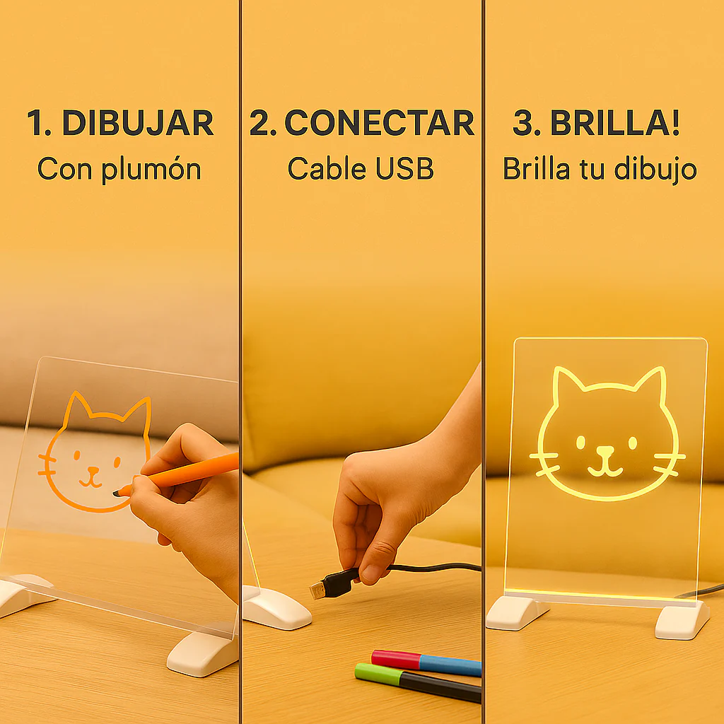 Pizarra Dibujo Mágico 3D® - Relaja, enfoca y crea. Terapia creativa Lleva 2x1 SUPER OFERTA!