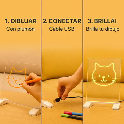 Pizarra Dibujo Mágico 3D® - Relaja, enfoca y crea. Terapia creativa Lleva 2x1 SUPER OFERTA!